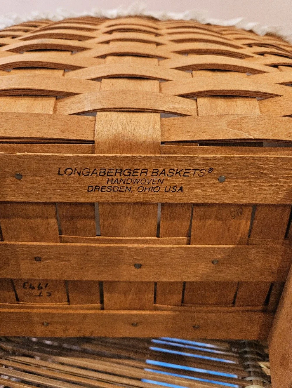 Longaberger Vintage Handled Basket